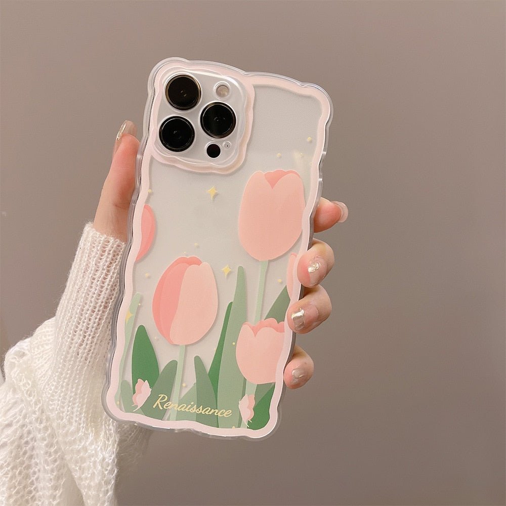 Tulip Wavy Clear Case