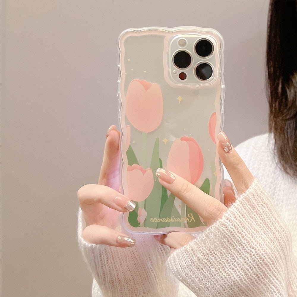 Tulip Wavy Clear Case