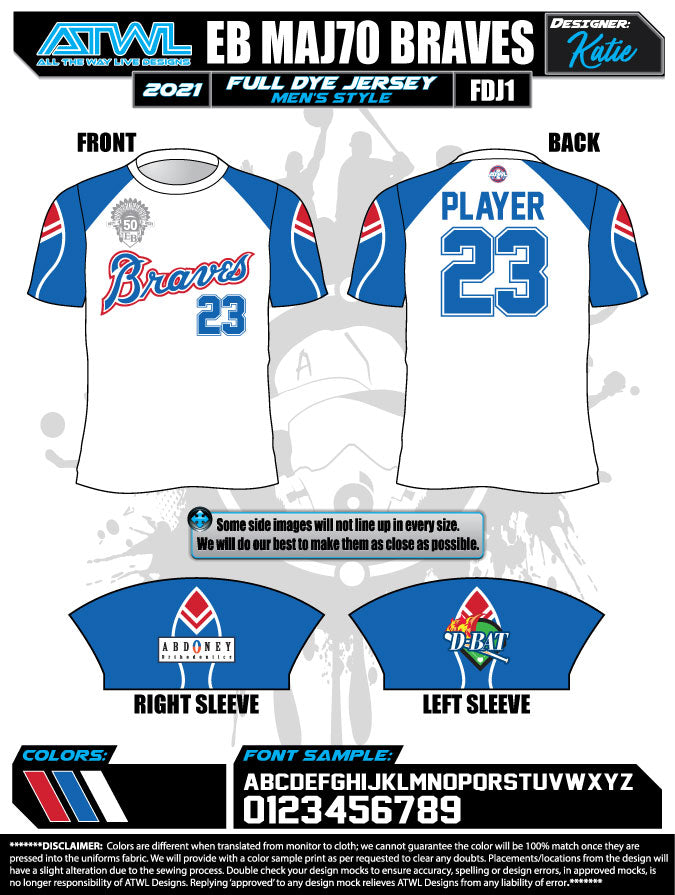 East Bay Spring 2021 Baseball Jerseys