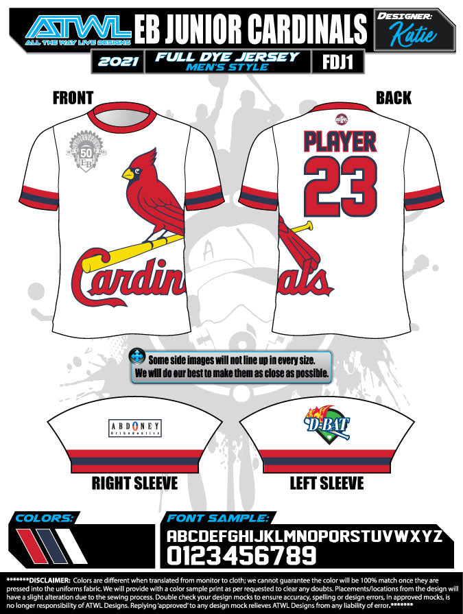 East Bay Spring 2021 Baseball Jerseys