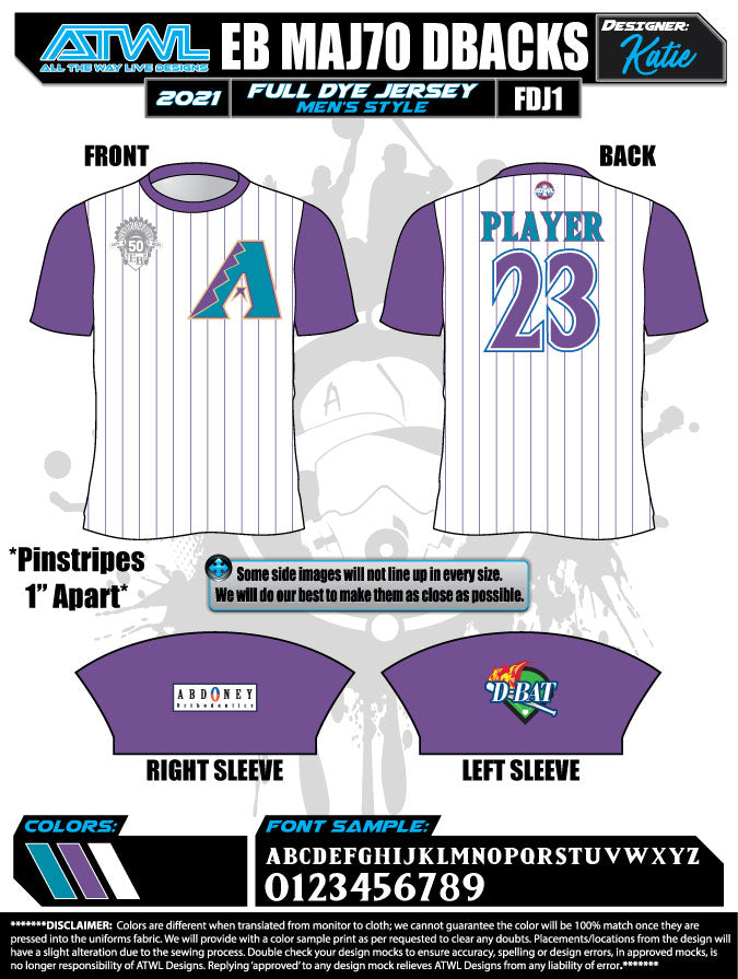 East Bay Spring 2021 Baseball Jerseys