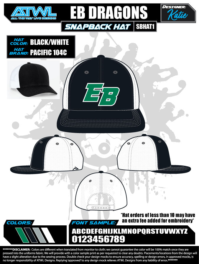 East Bay Fall League Hats