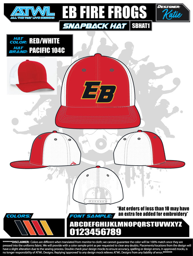 East Bay Fall League Hats