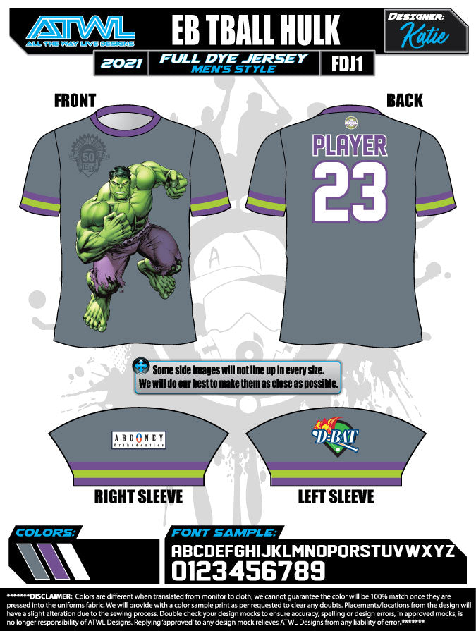 East Bay Spring 2021 Baseball Jerseys