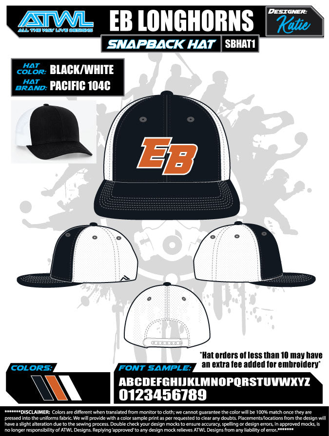 East Bay Fall League Hats