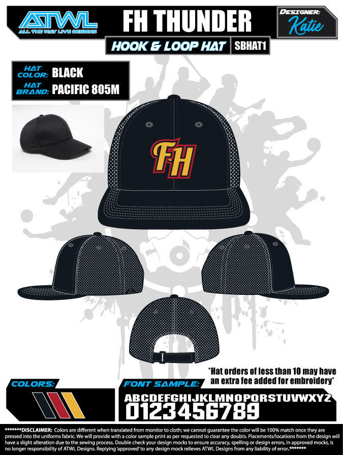 Fishhawk Fall League Hats