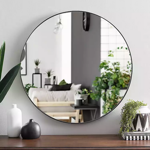 mirror makes the room bigger