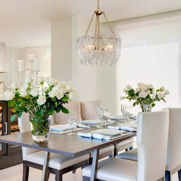 Water-Pouring Shape Crystal Chandelier