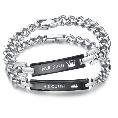 His Queen Her King Bracelets