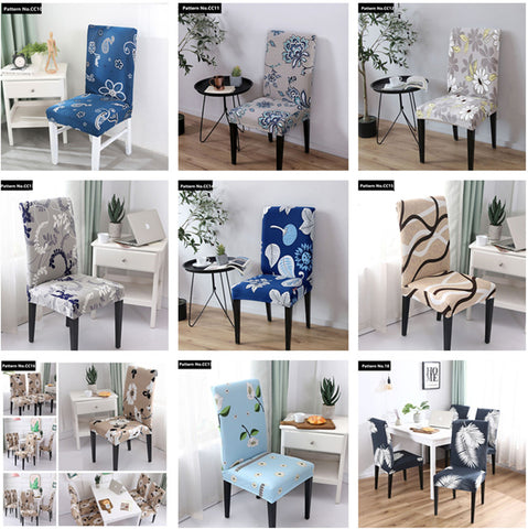 New Removable Stretch Chair Covers Slipcovers Dining Room Seat Cover Party Decor 