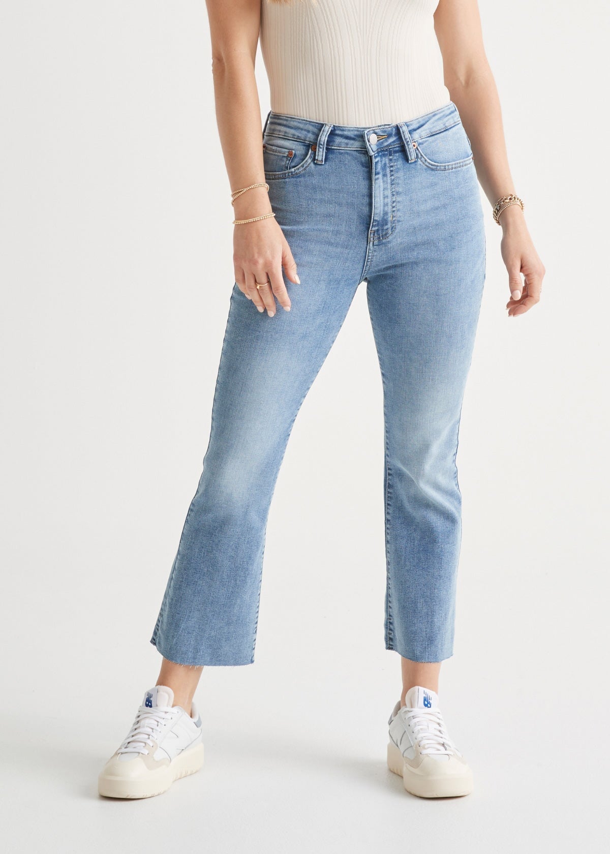 Performance Denim Kick Flare