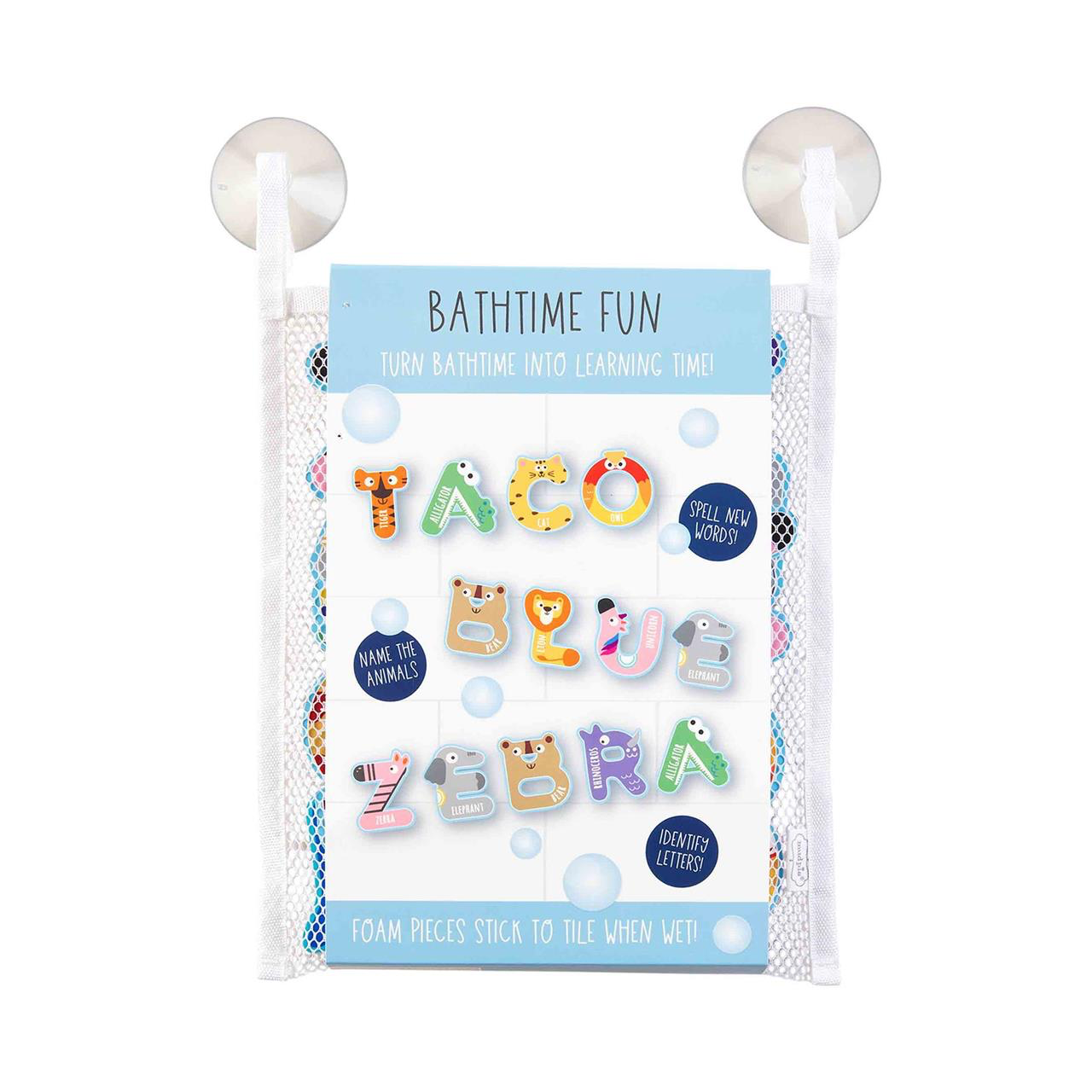 Alphabet Bath Stickable Set