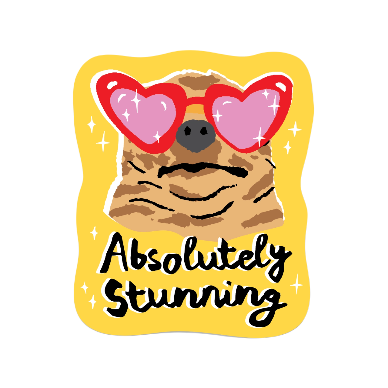 Stunning Dog Sticker