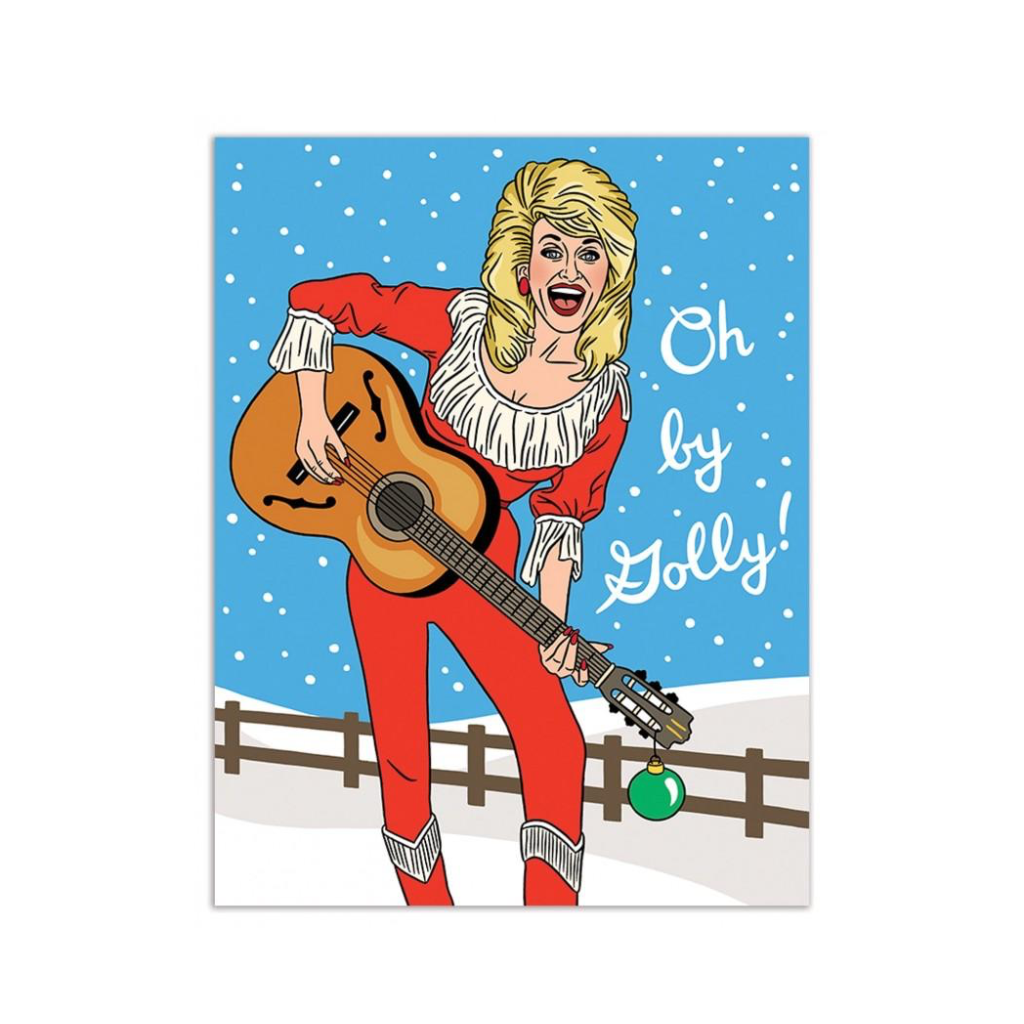 Have A Holly Dolly Christmas Holiday Card