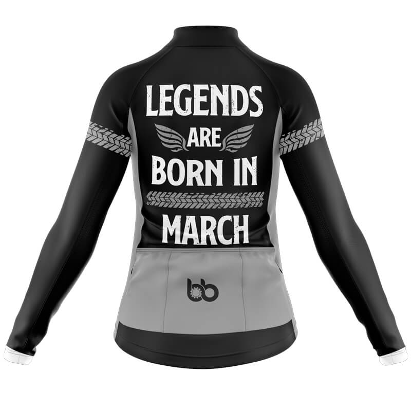 Legend are born in Long Sleeve Club Jersey (V1-MAR)