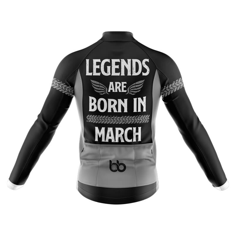 Legend are born in Long Sleeve Club Jersey (V1-MAR)