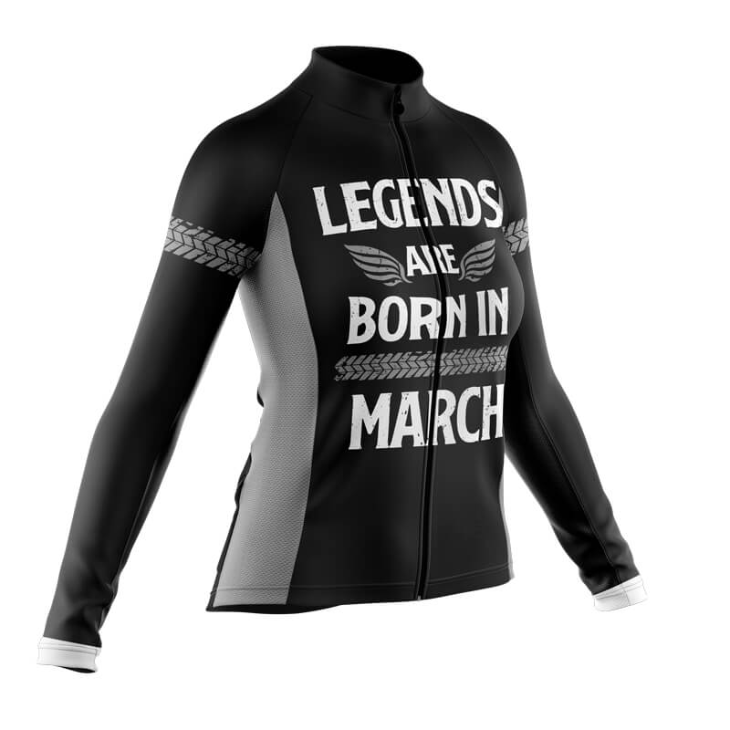 Legend are born in Long Sleeve Club Jersey (V1-MAR)