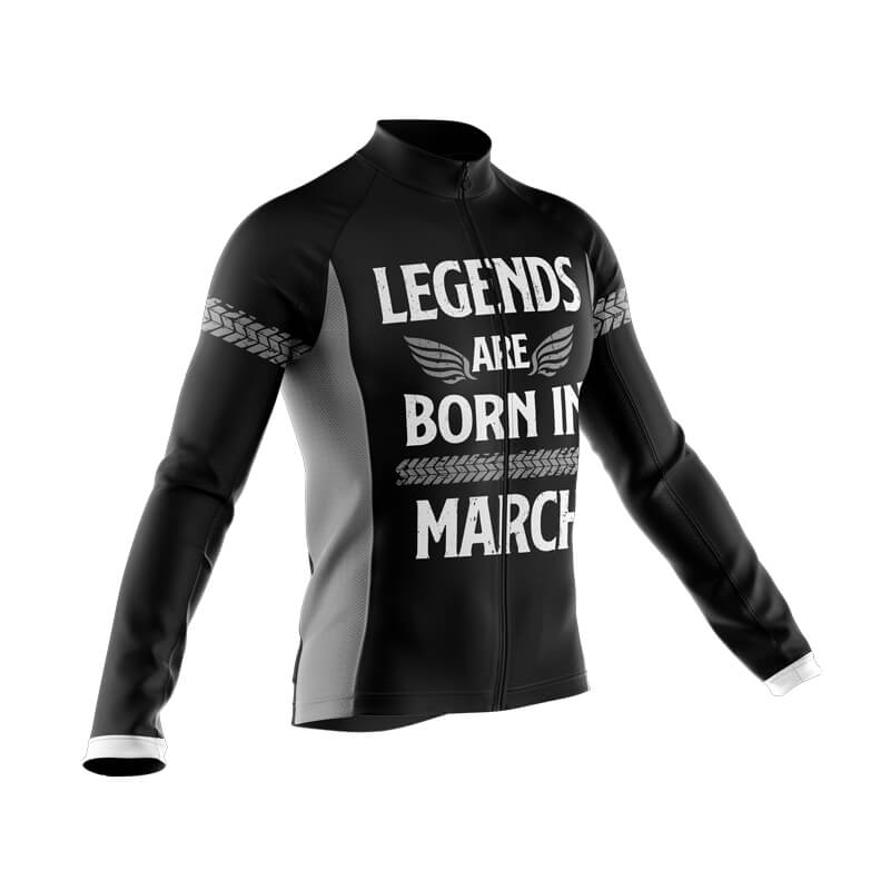 Legend are born in Long Sleeve Club Jersey (V1-MAR)