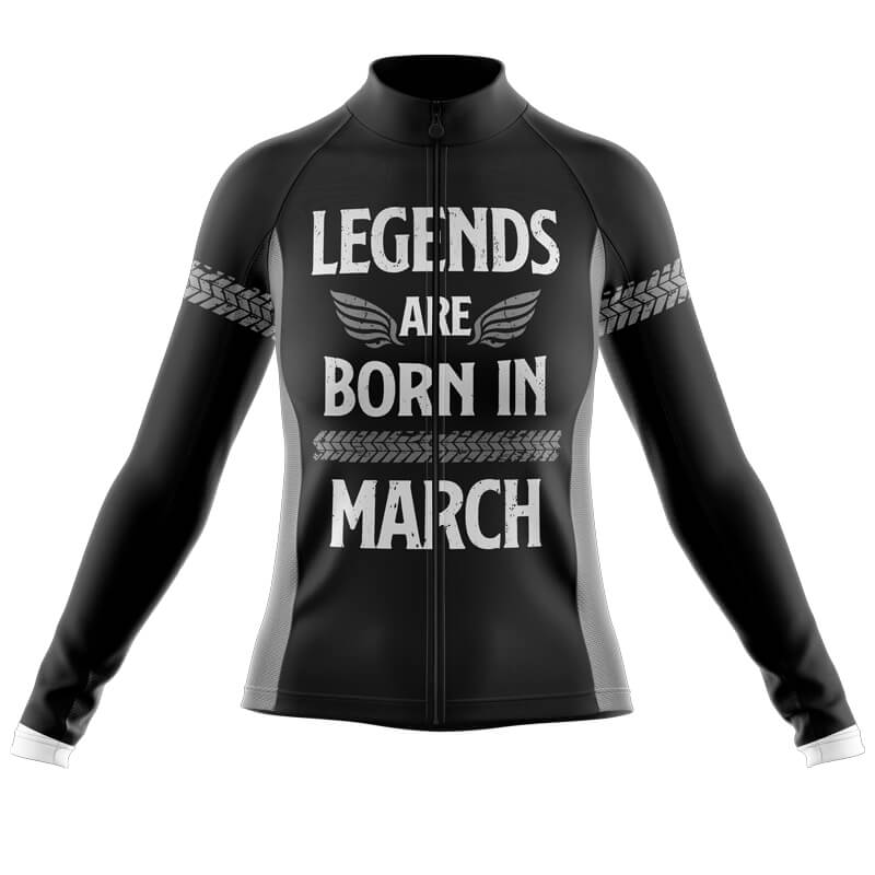 Legend are born in Long Sleeve Club Jersey (V1-MAR)