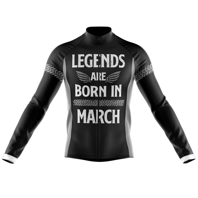 Legend are born in Long Sleeve Club Jersey (V1-MAR)