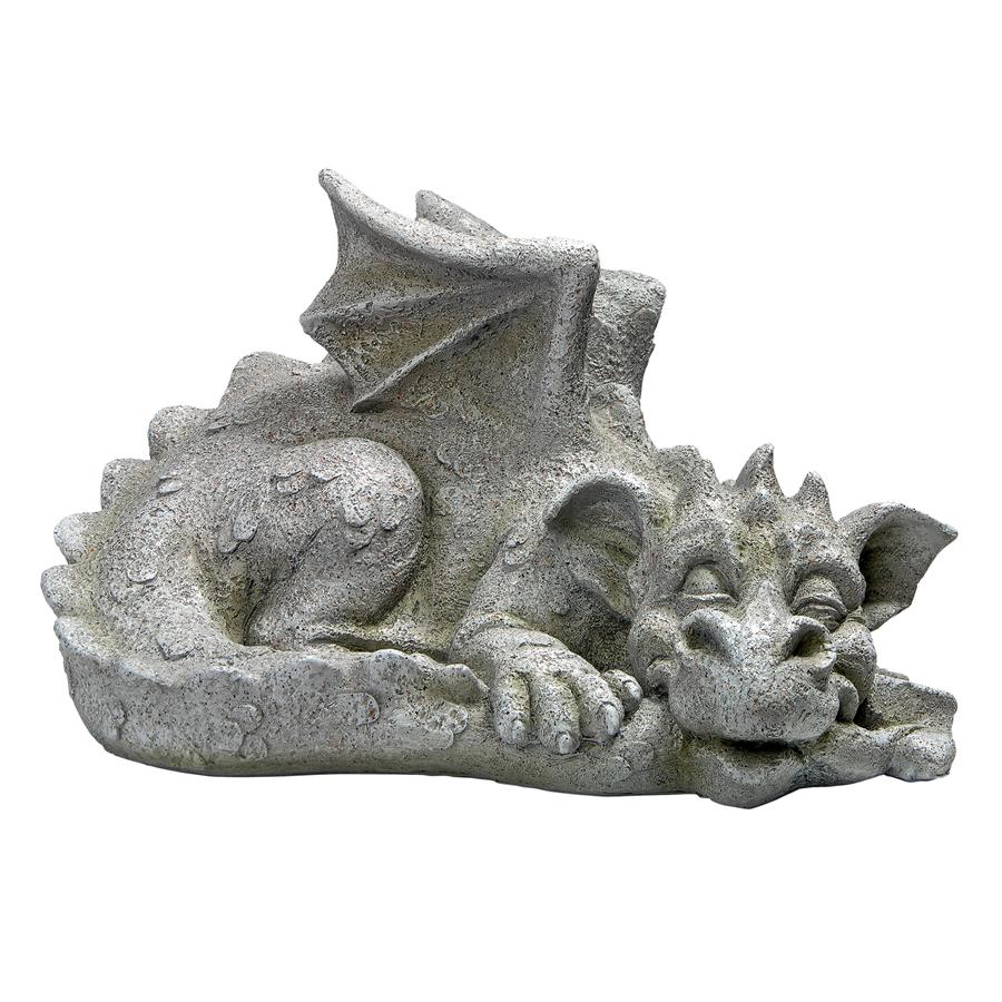 MEDIUM BLUSHING BABEL DRAGON STATUE