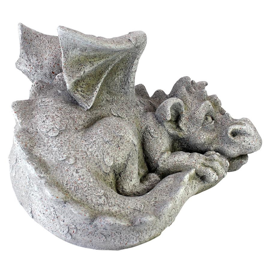 MEDIUM BLUSHING BABEL DRAGON STATUE