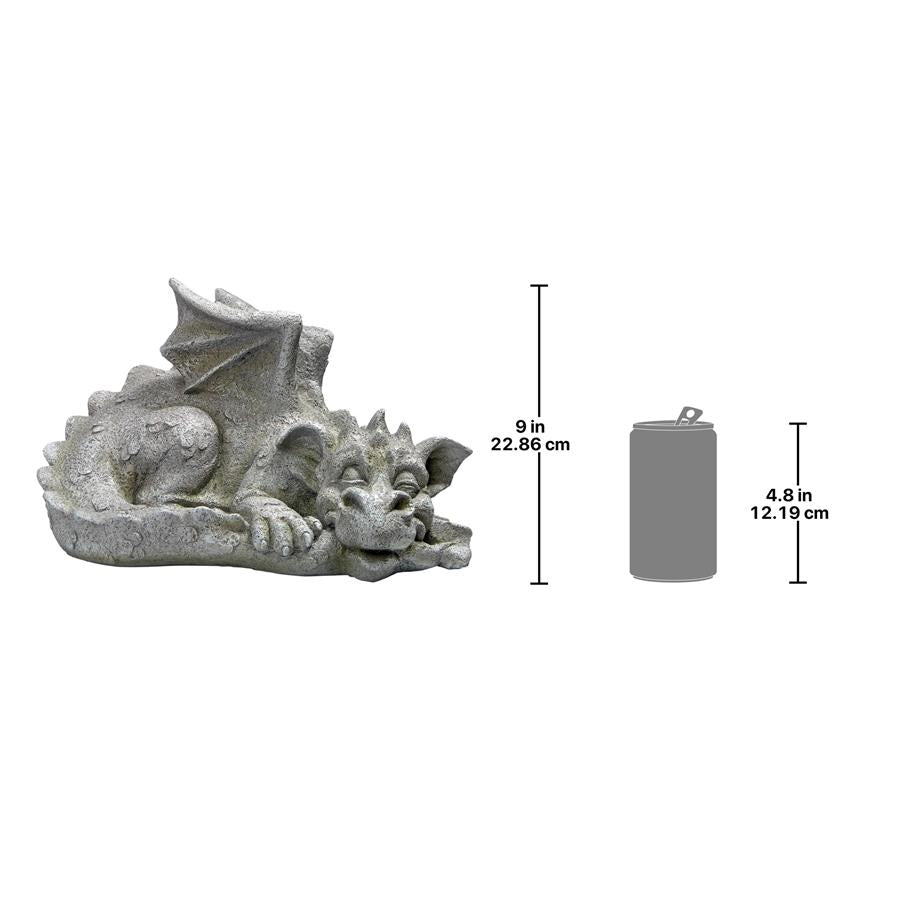 MEDIUM BLUSHING BABEL DRAGON STATUE