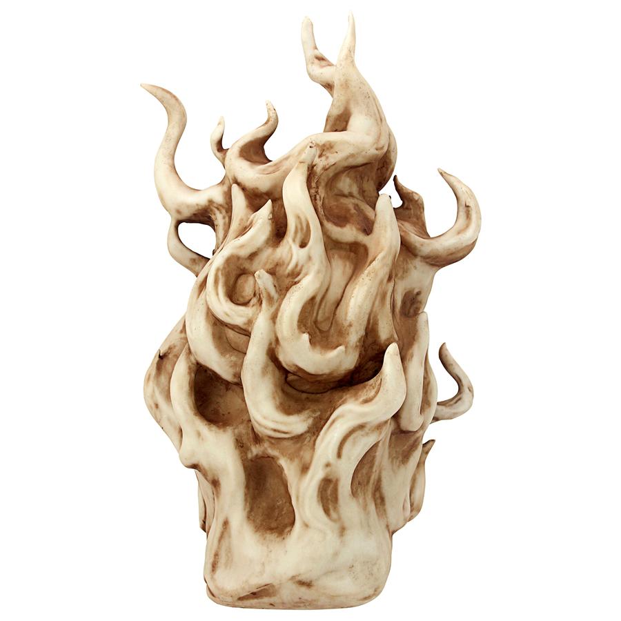 HELLS FLAMES VAMPIRE SKULL STATUE