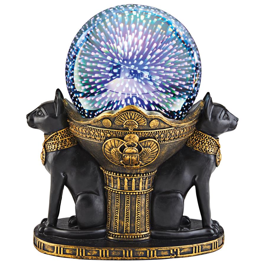 EGYPTIAN CAT GODDESS BASTET GLOBE LIGHT