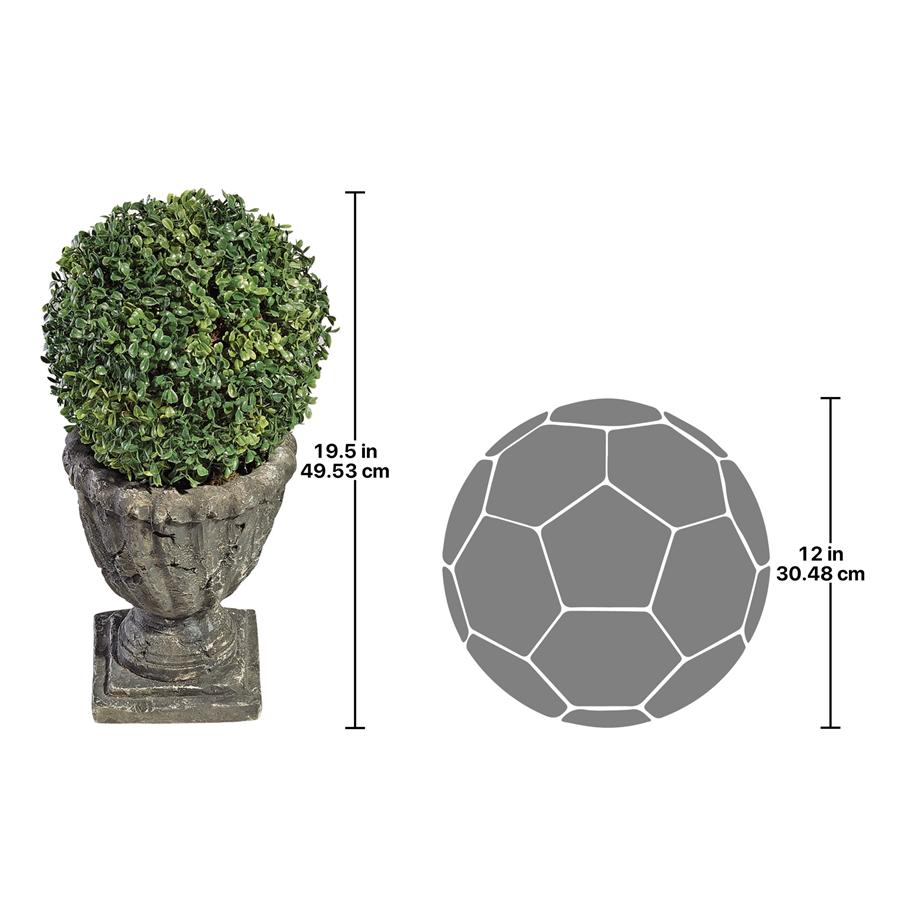 19.5IN BOXWOOD BALL TOPIARY