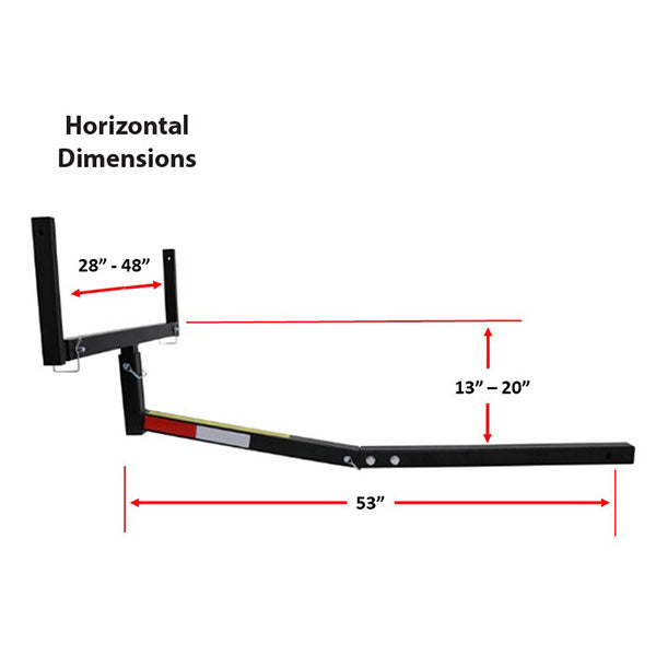 Malone Axis Pickup Truck Bed Extender w/ Single 58