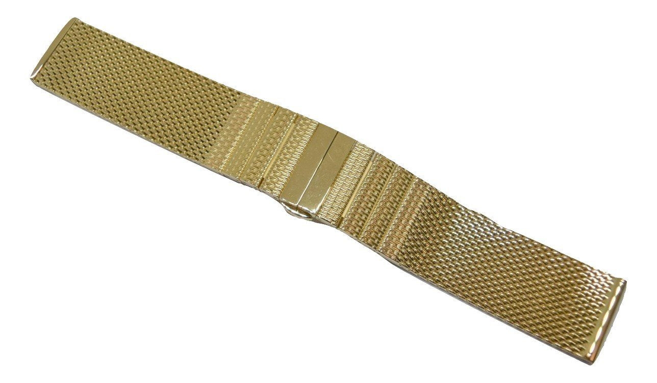 Movado BOLD 22mm Gold-Tone Stainless Steel Watch Band Bracelet #0088