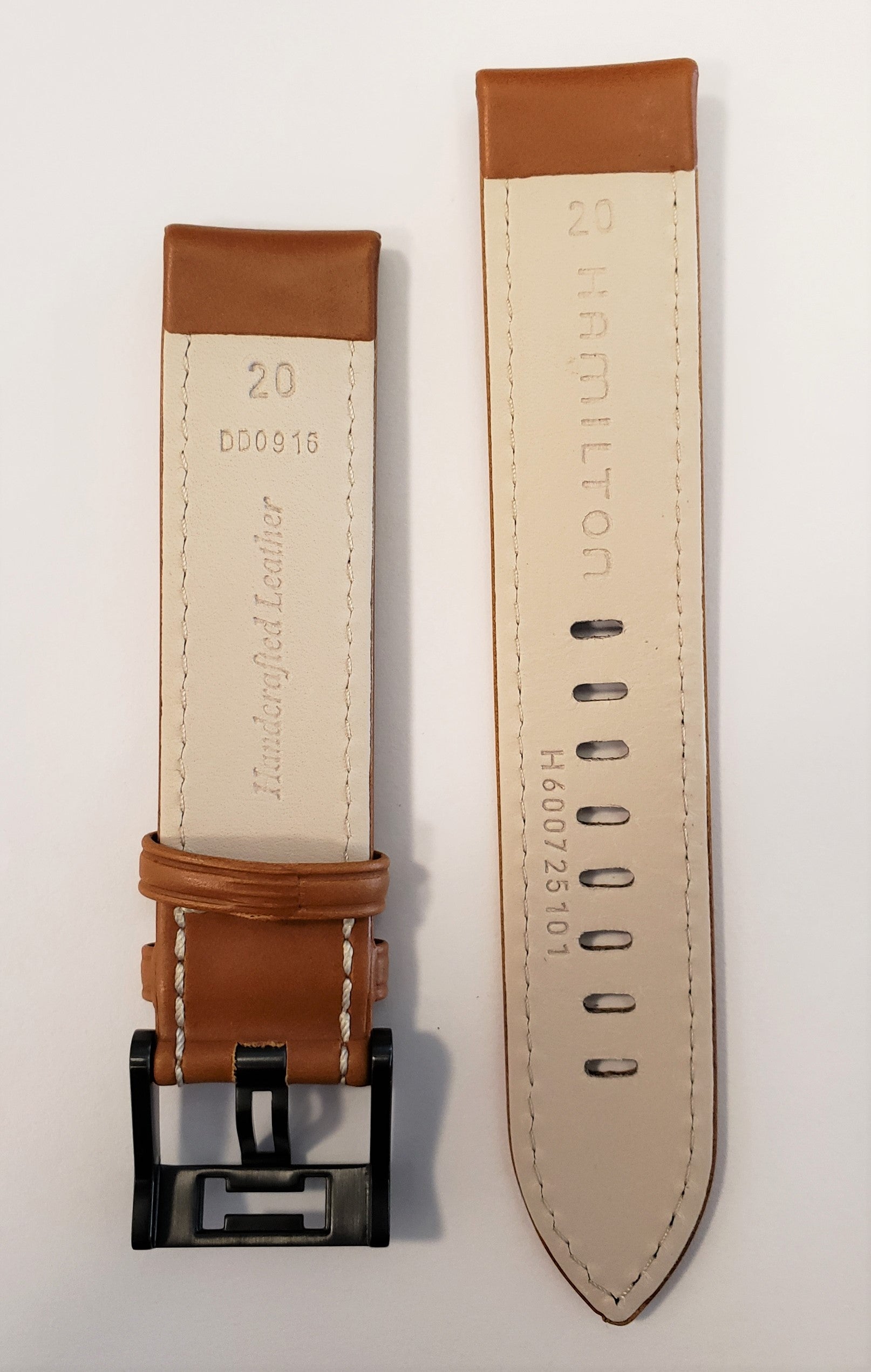 Hamilton Khaki Field 20mm Brown Leather Watch Band