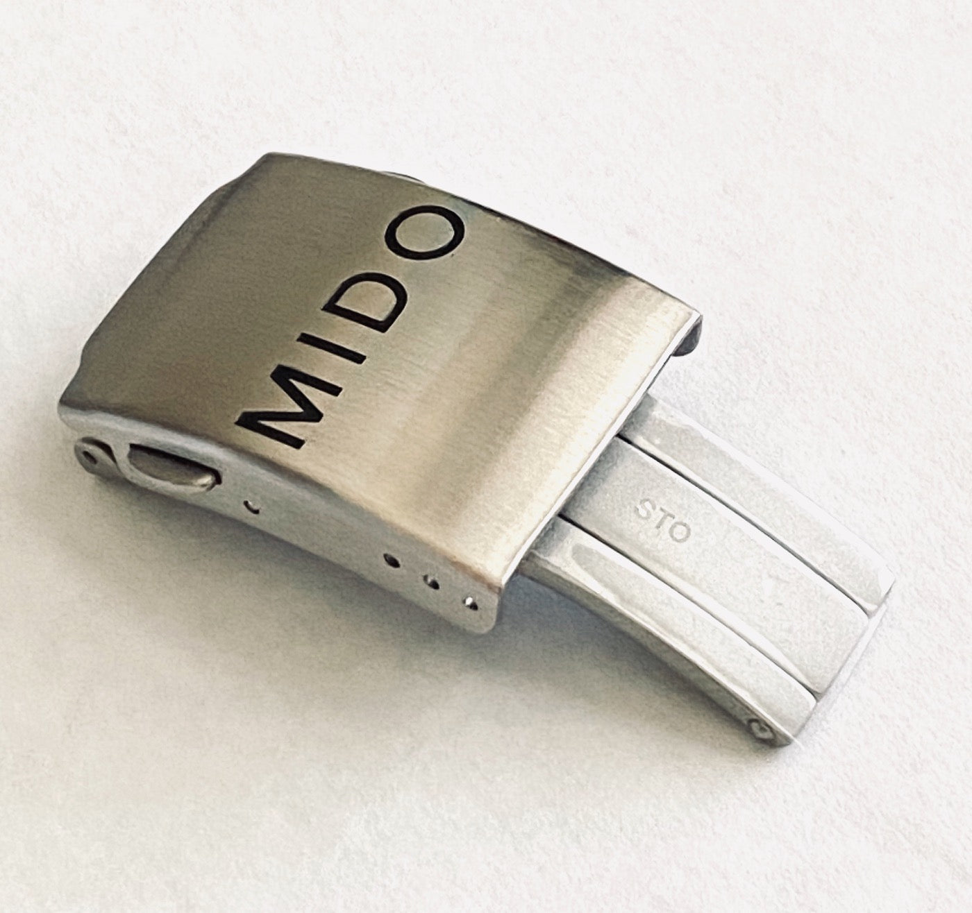 Mido M005417A Steel Clasp Buckle For Rubber Band Strap