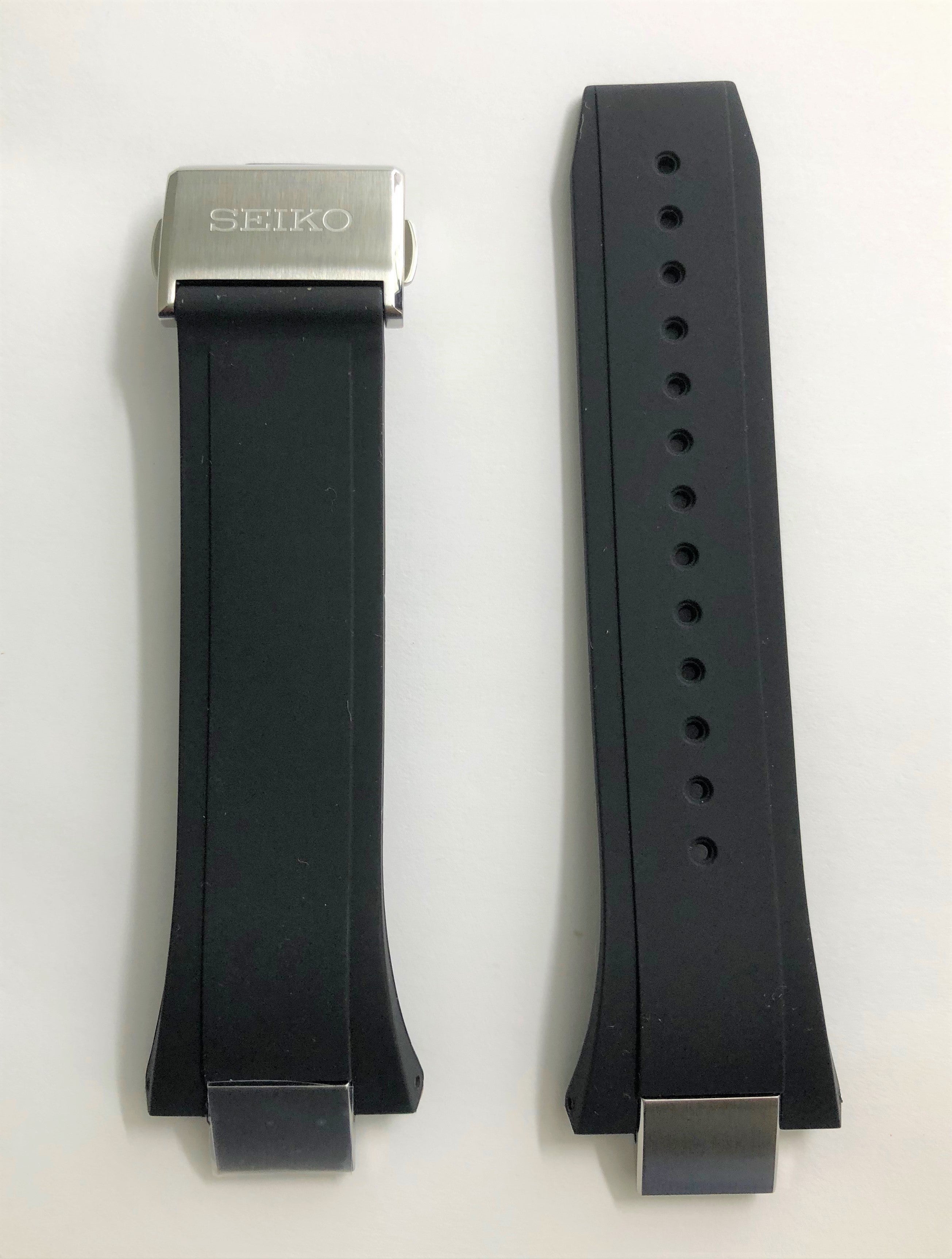 Seiko Astron SSE167 / SSE167J Black Rubber Watch Band