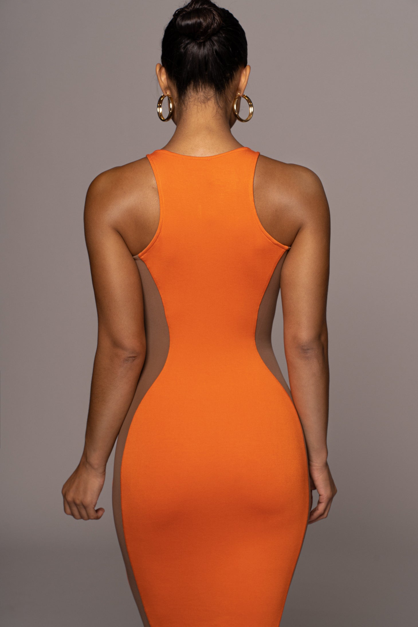 Tangerine The Hills Contrast Dress