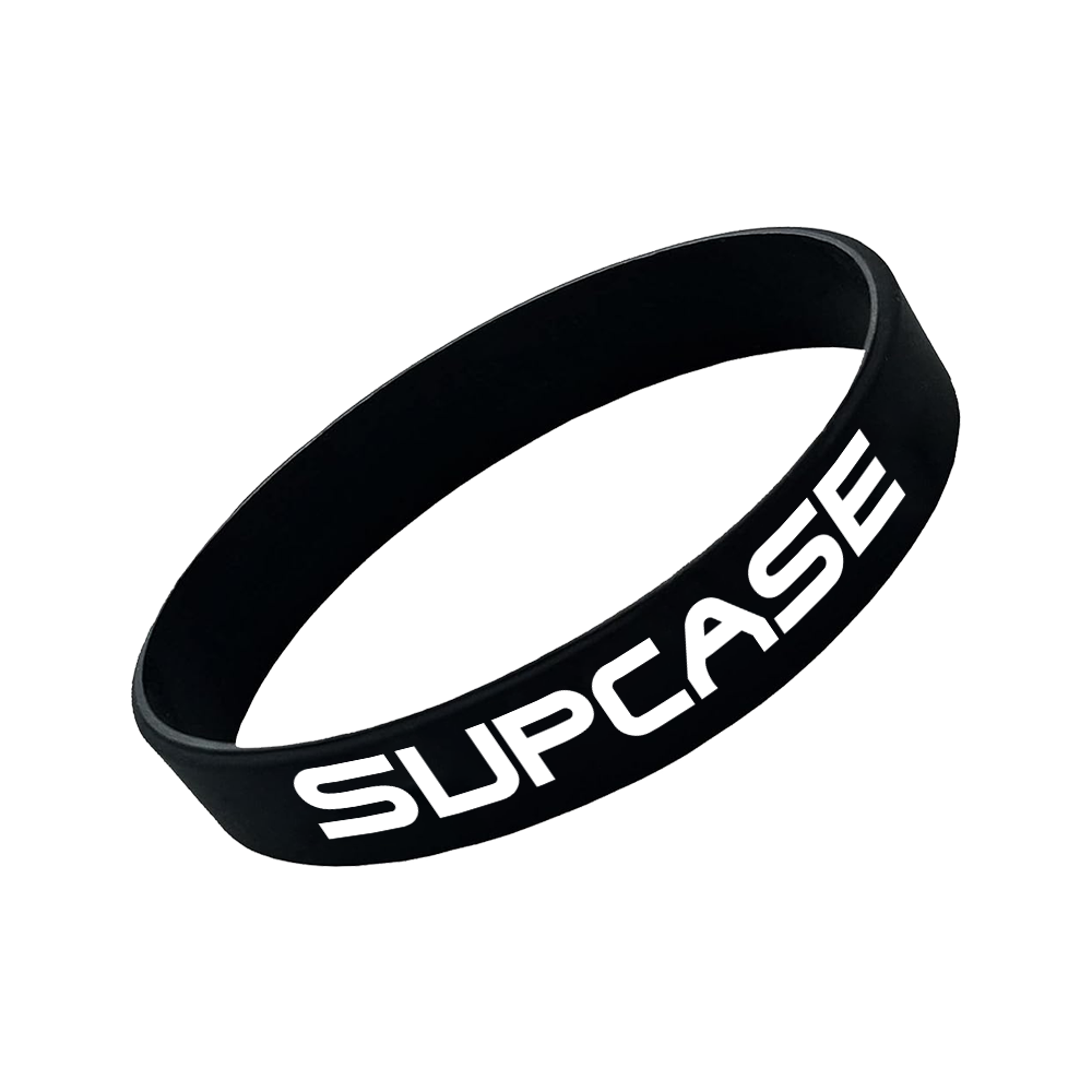 Official Limited Edition SUPCASE Silicone Wristband - Black