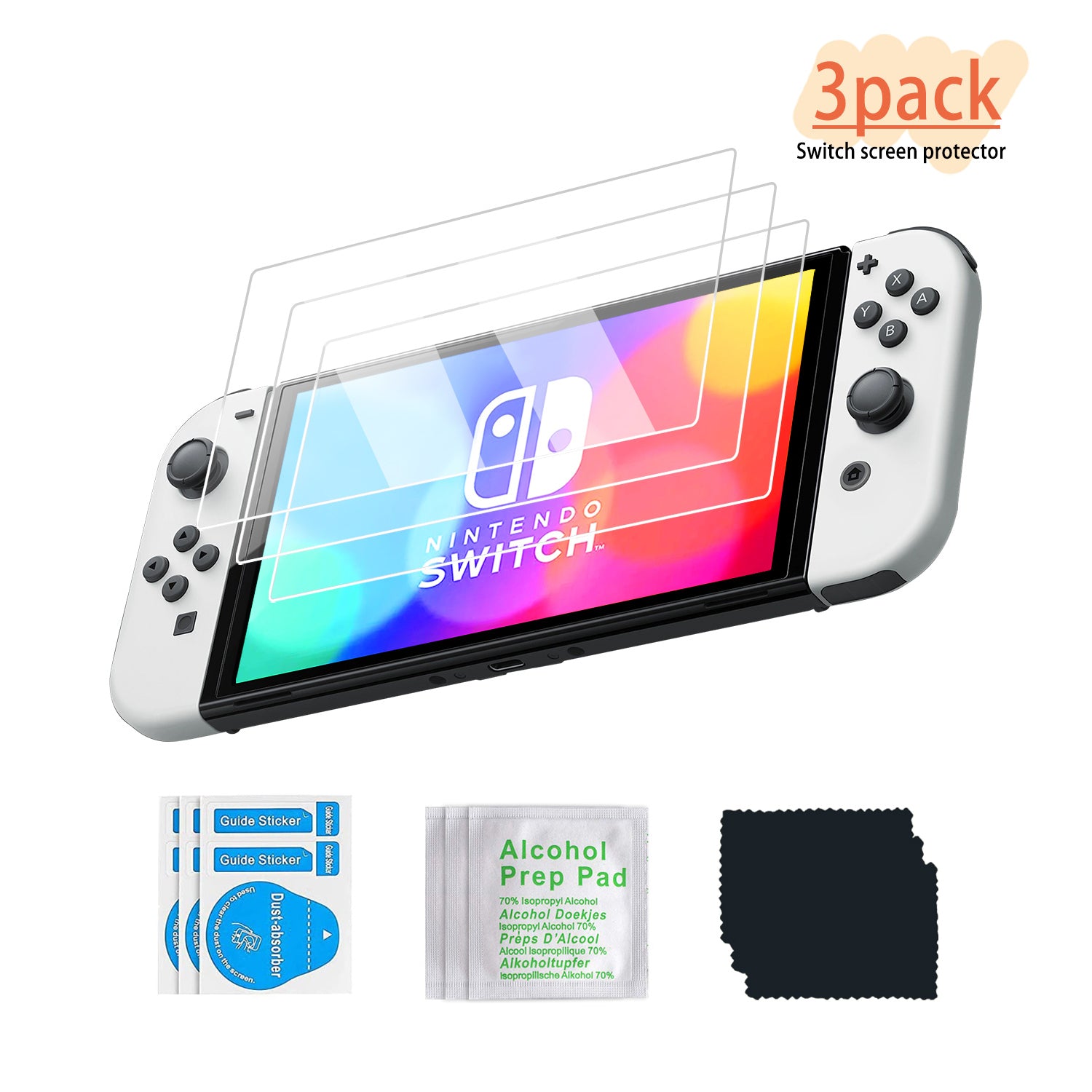 Tempered Glass Screen Protector for Nintendo Switch OLED