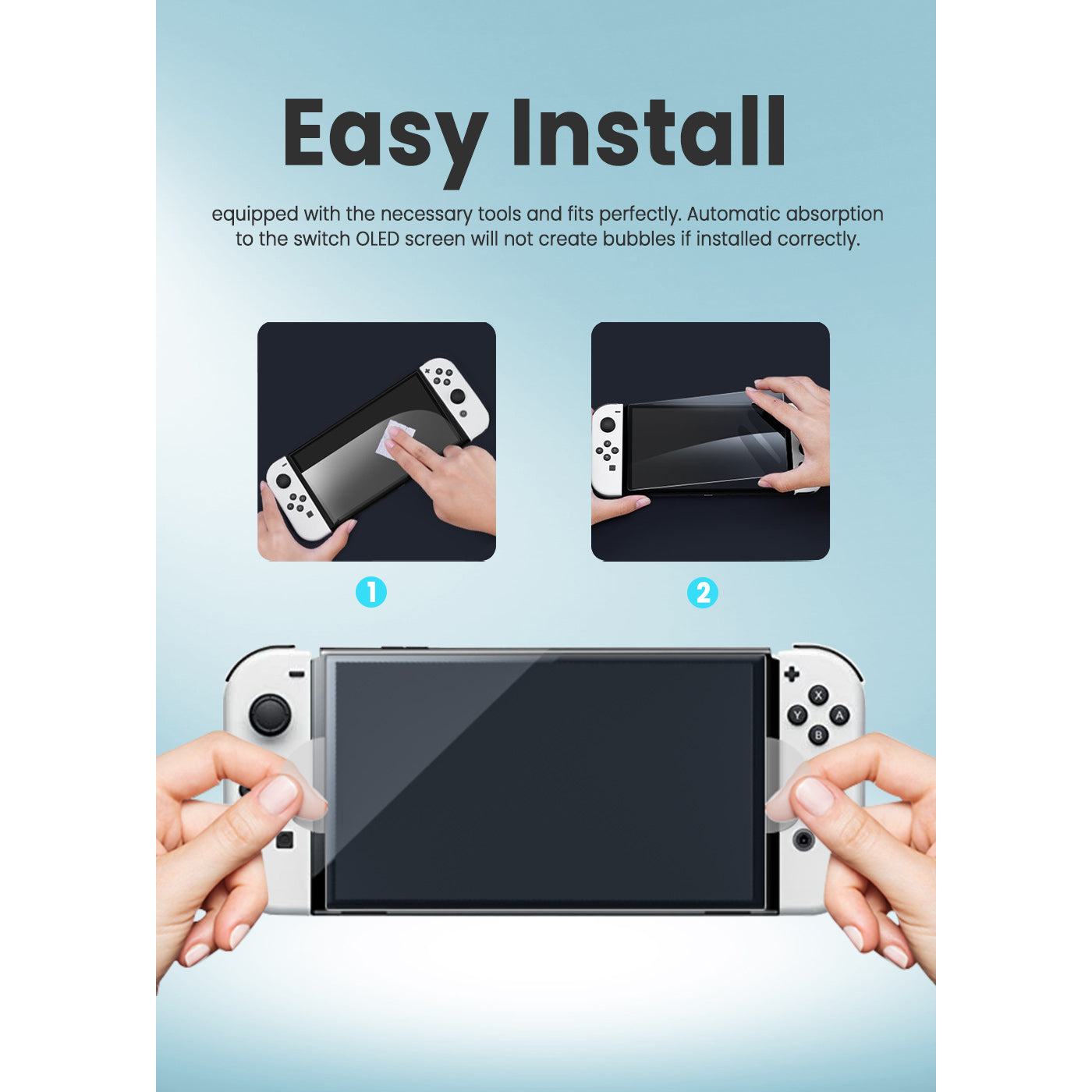 Tempered Glass Screen Protector for Nintendo Switch OLED