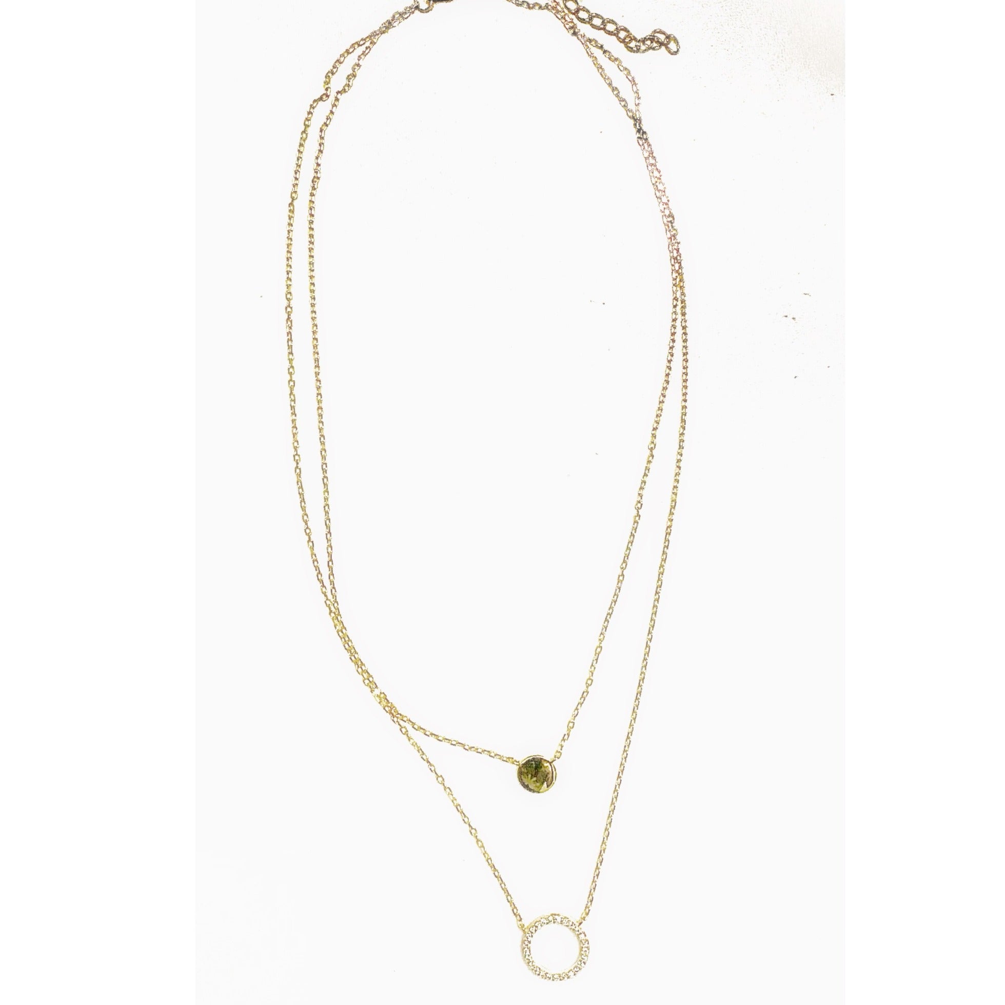 Double Chain Gold Necklace