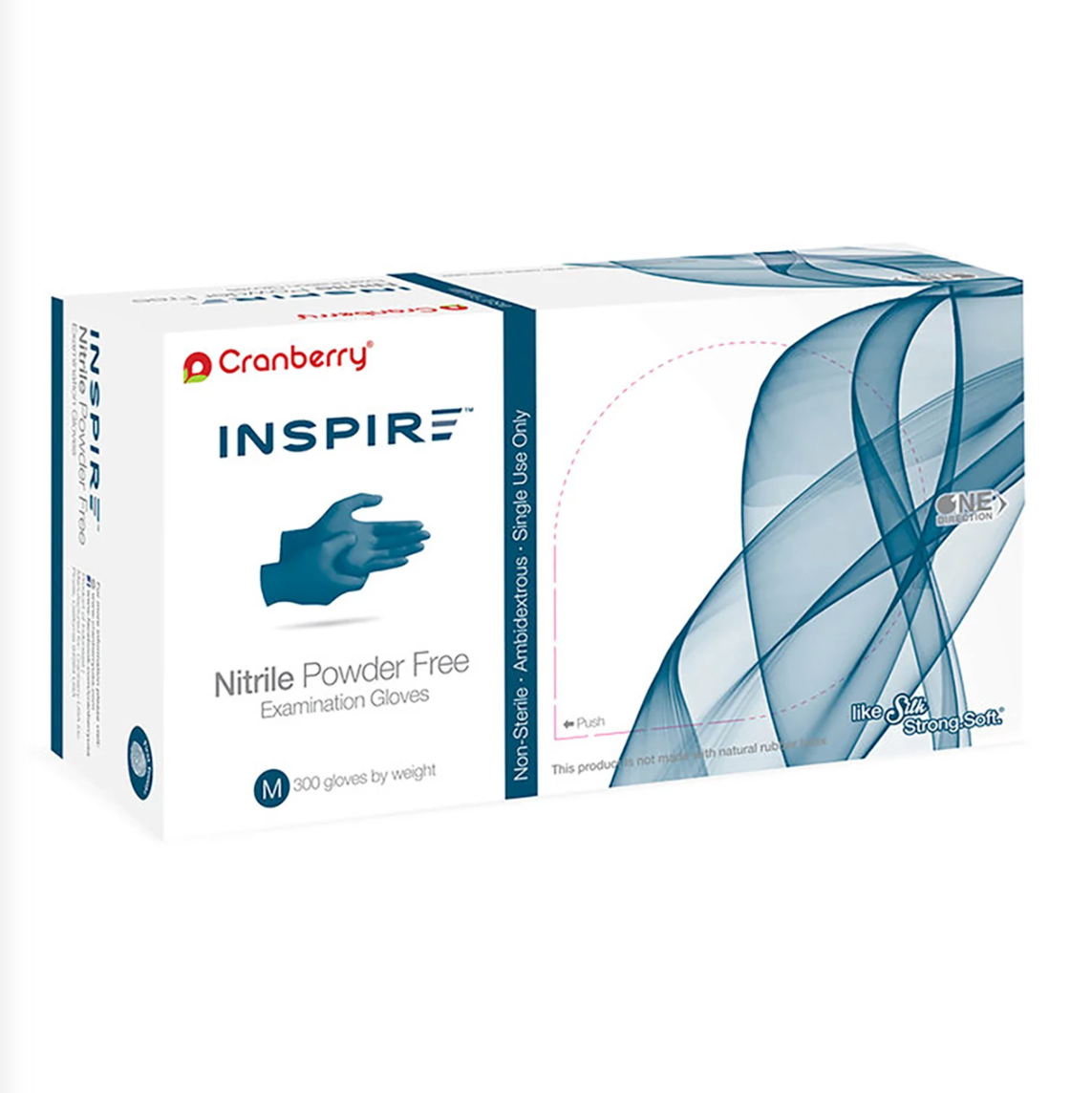 Inspire Powder Free Aegean Blue Nitrile