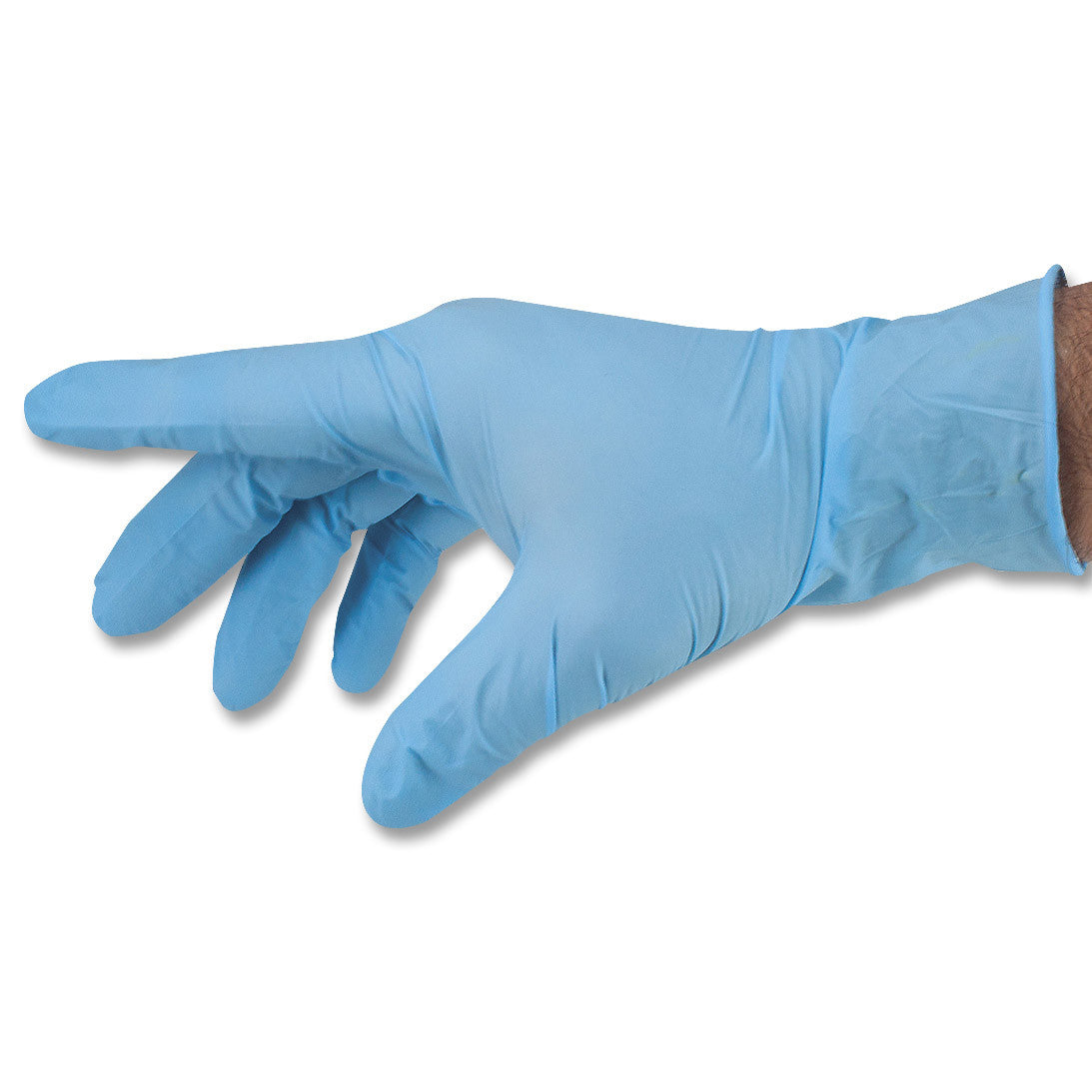 Basic Medical Blue Nitrile Gloves PF