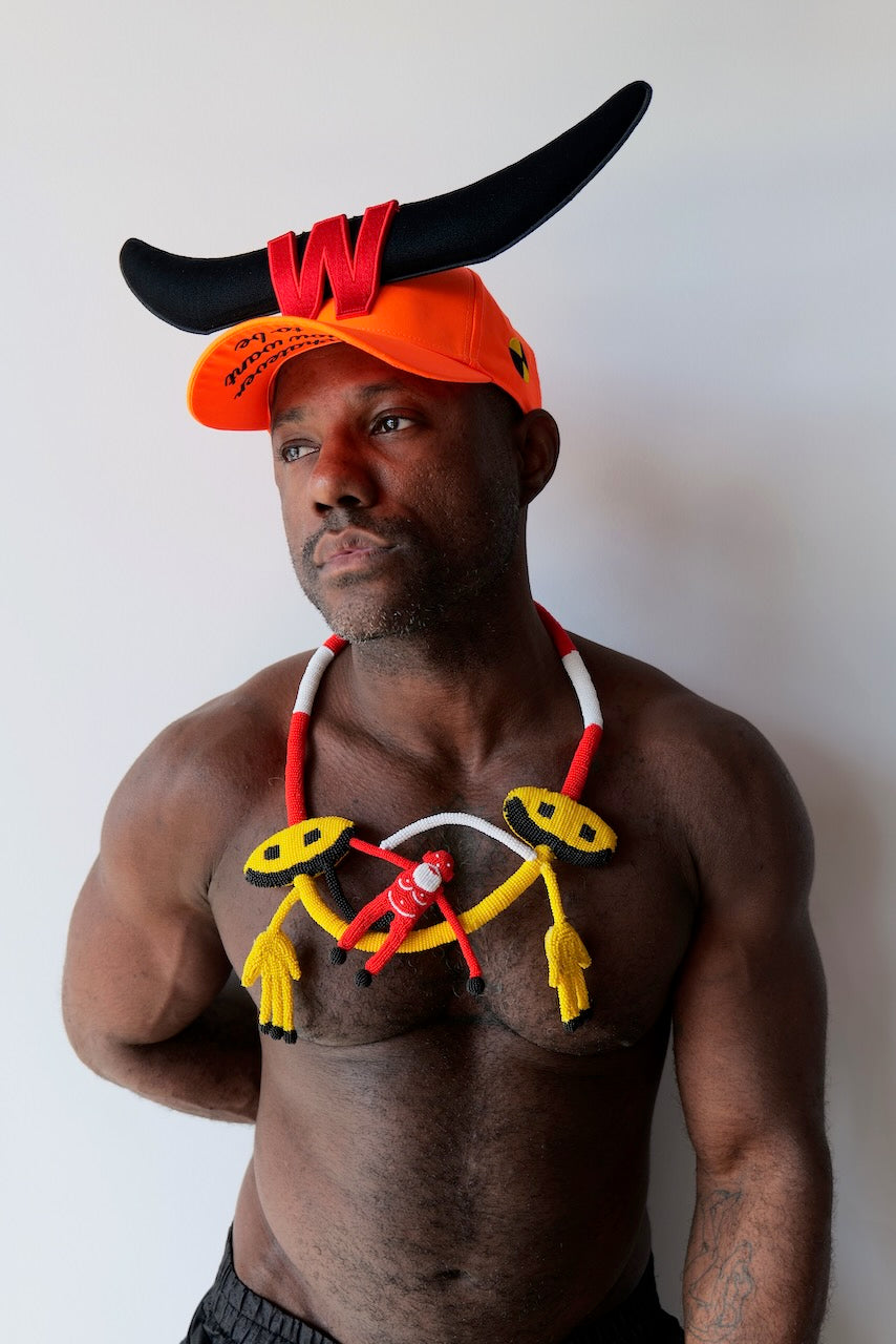 Walter Van Beirendonck W Cap Orange Popsicle SS24