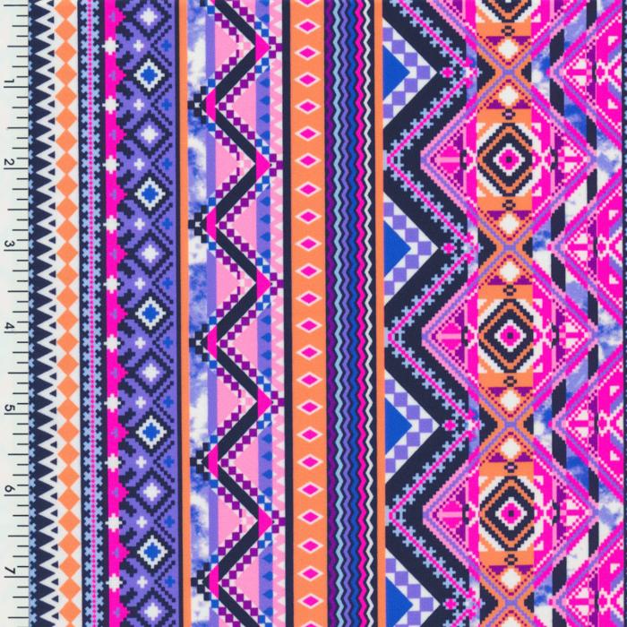 SP-NP2783 Aztec Carnival Nylon Spandex Digitally Wet Print