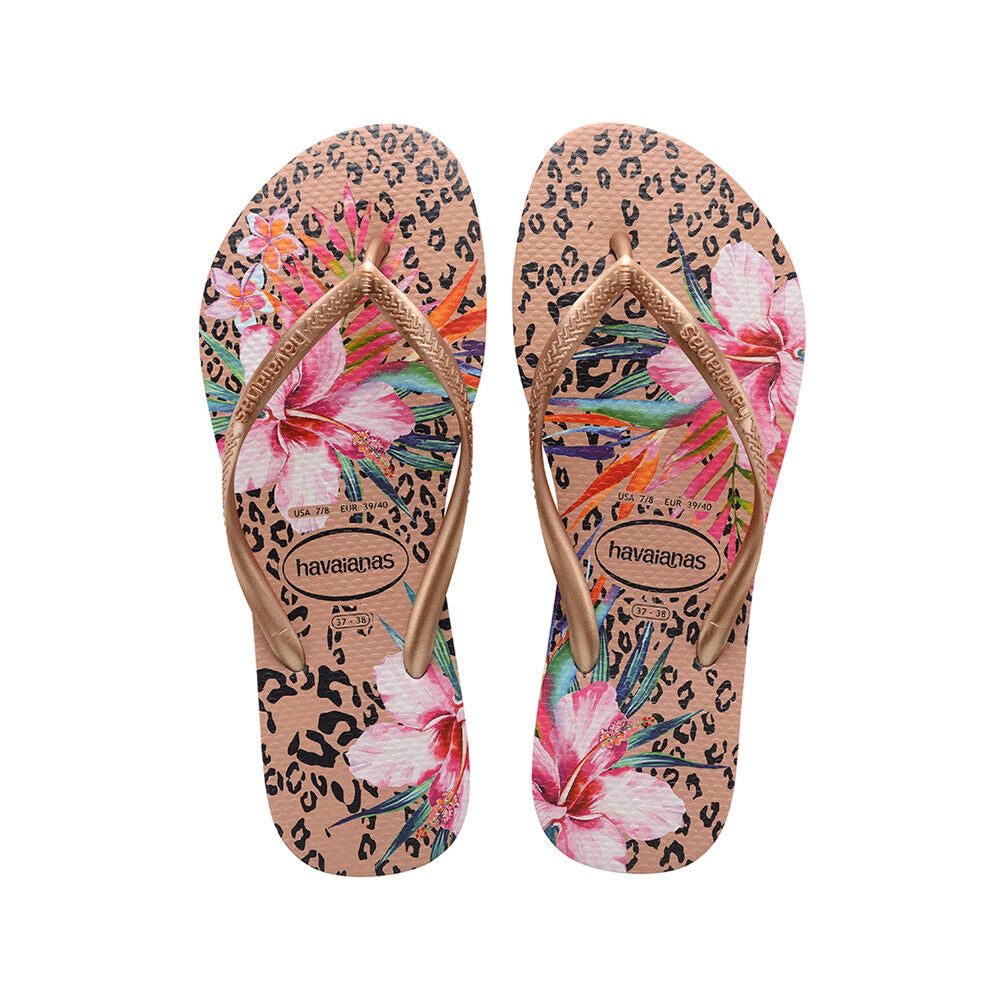 Slim Animal Floral Sandal