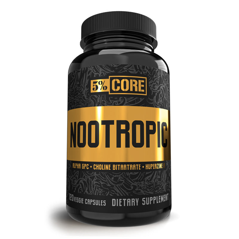 5% Nutrition - 5% Core NOOTROPIC 120 Veggie Capsules