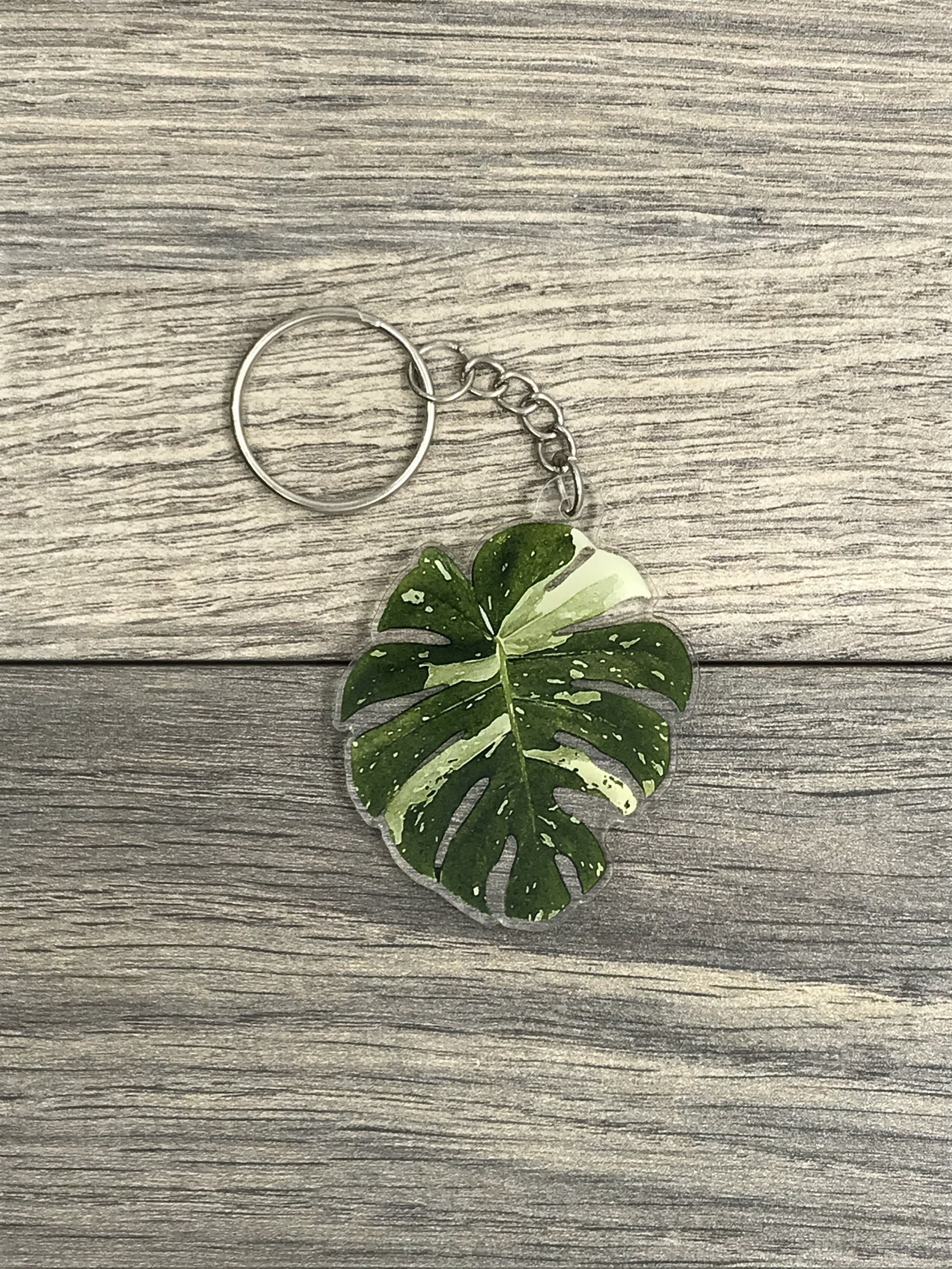 Monstera Thai Constellation Keychain