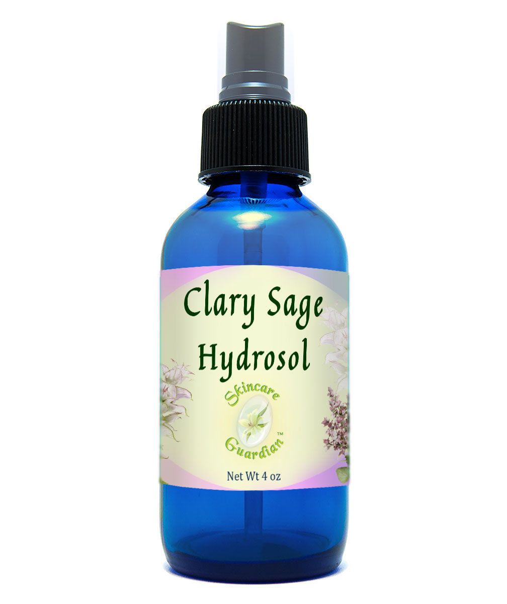 Clary Sage Hydrosol - Claire Sage Hidrosol - Refreshing Aromatherapy Pure Facial Toner 4 oz Mister