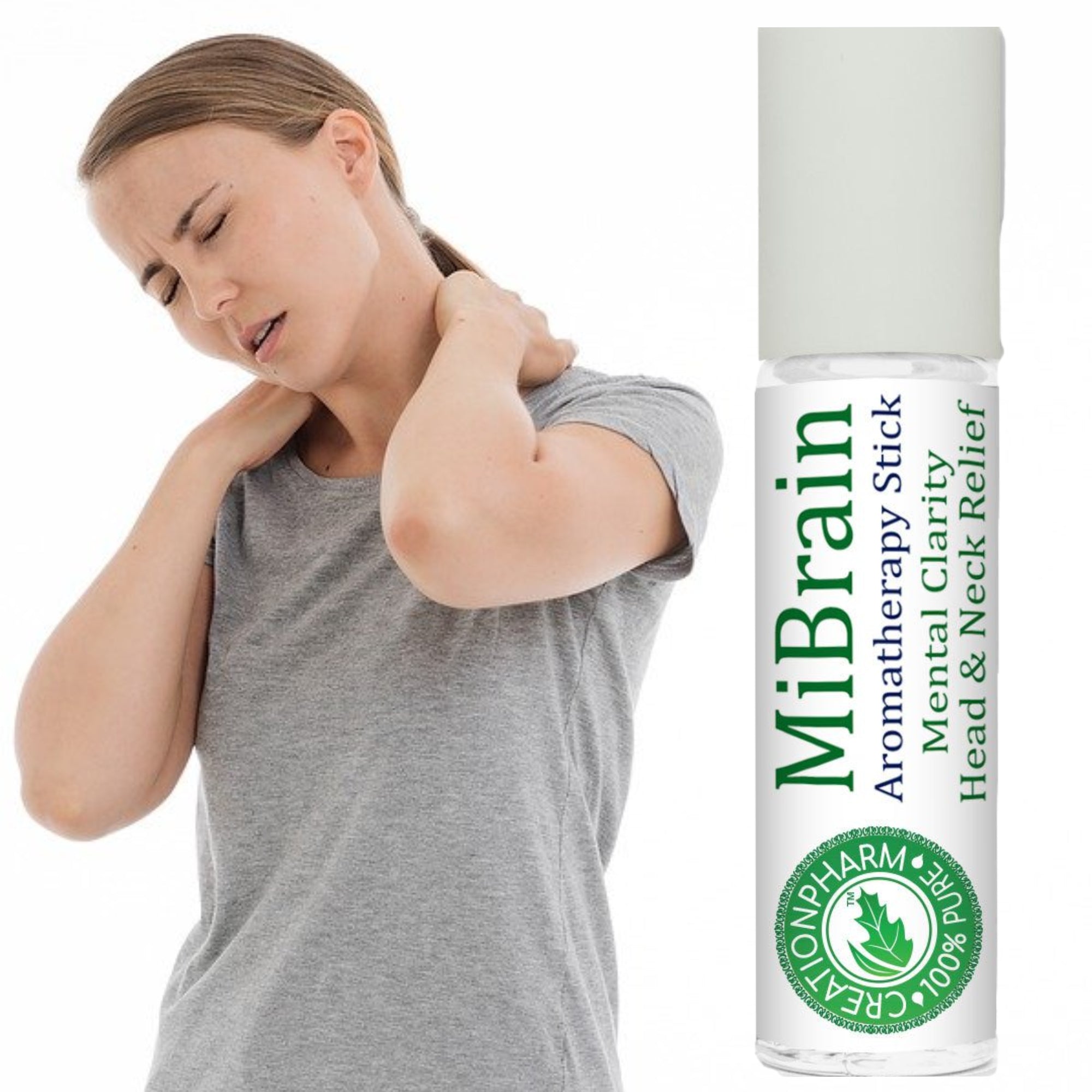 MiBrain Aromatherapy Stick Roll-On 10 ml (0.3 oz)