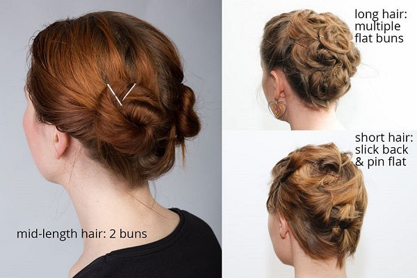 create a flat curl with a bobby pin